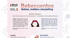 Desktop Screenshot of bebecuentos.com