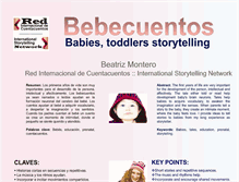 Tablet Screenshot of bebecuentos.com